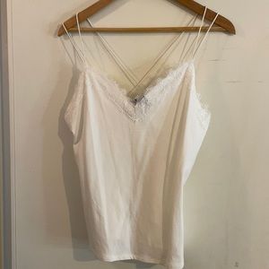 Express White Tank Top